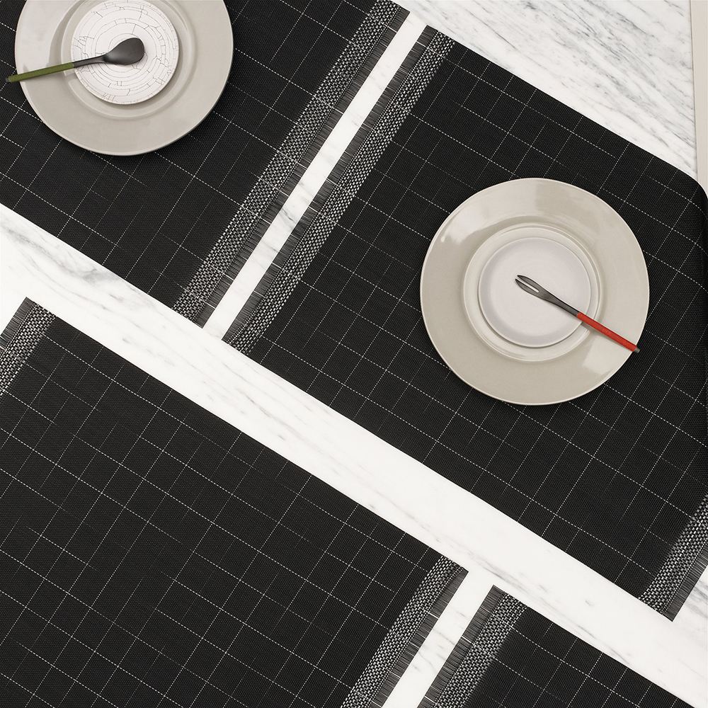 Салфетка подстановочная 36х48 Chilewiсh Selvedge Black-white 100478-003