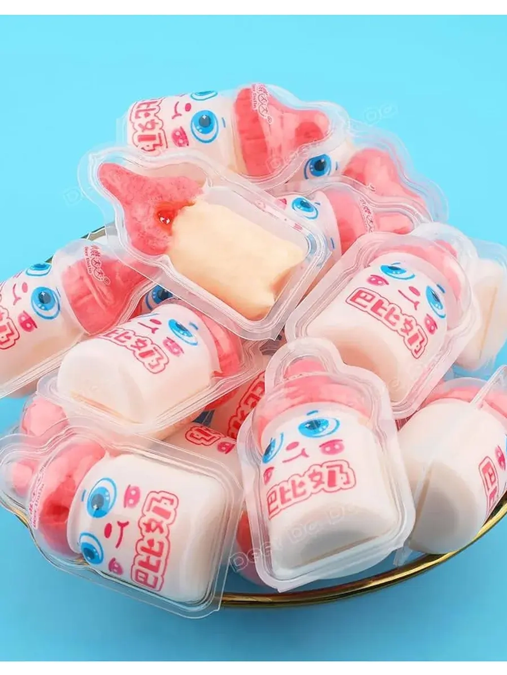 Мармелад Бутылочки с фруктовым джемом 18 г * 50 шт