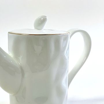 Чайник Лефард "Мятый", цвет белый, 650мл