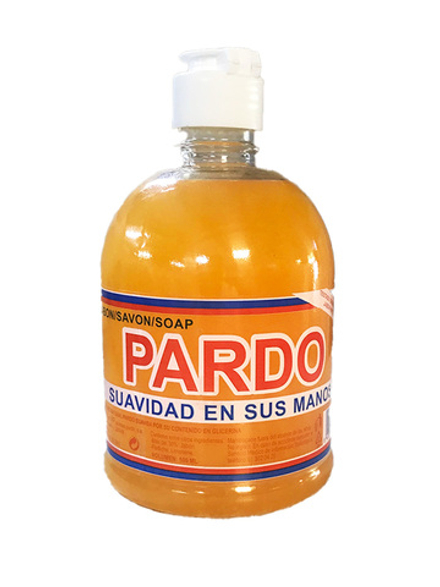Мыло жидкое натуральное хозяйственное "Pardo Jabon Verde" (Пардо желтое) 500 мл, универсальное