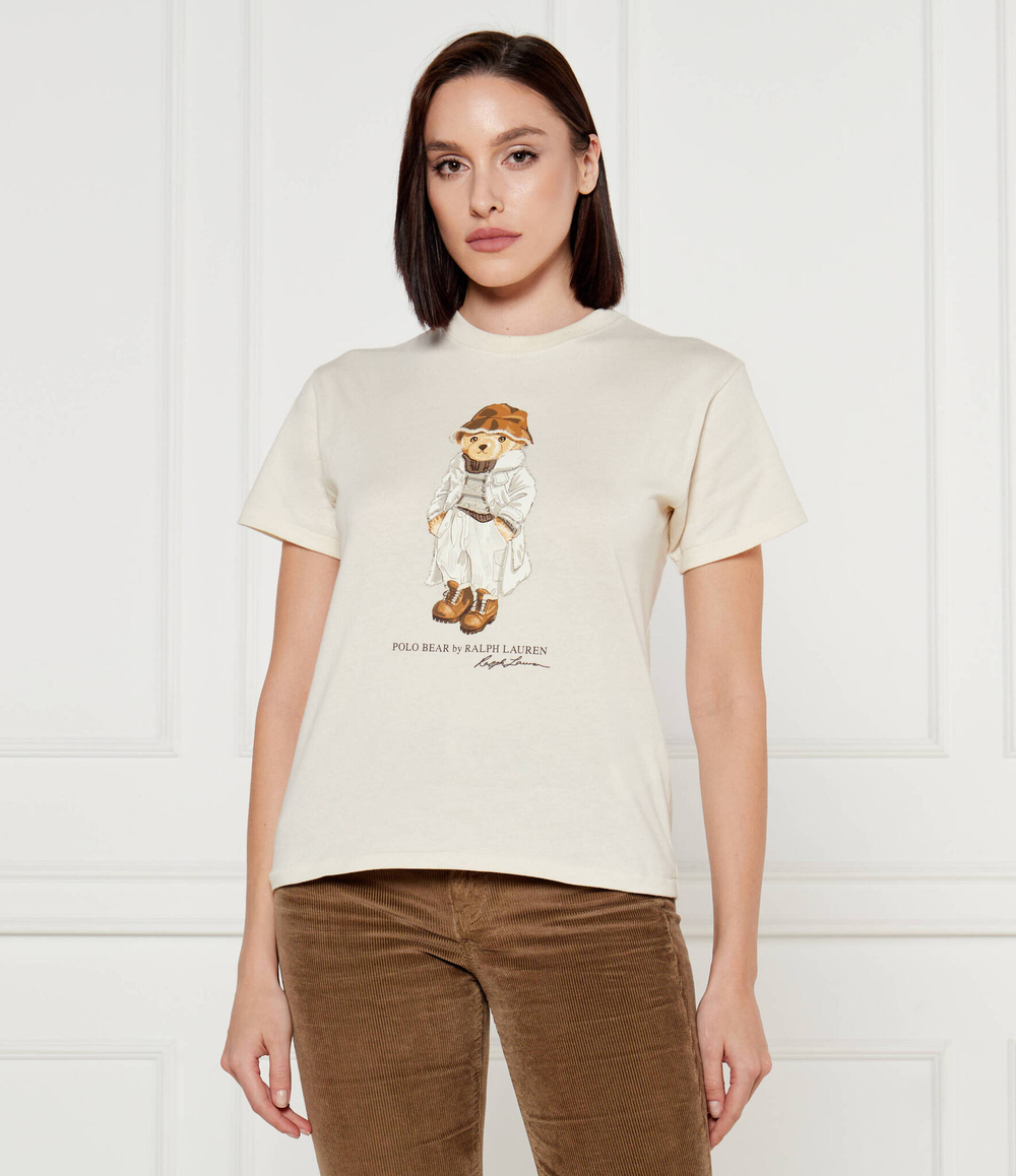 Футболка POLO RALPH LAUREN - экрю(211947961)