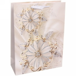 Пакет подарочный «Цветочные украшения» 31*40*12 см