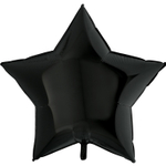Шар фольгированный Звезда 91 см (Черный)