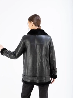 Дубленка женская натуральная зимняя