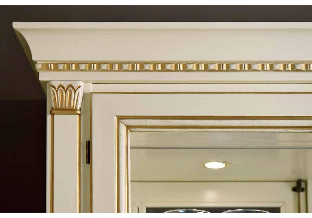 FLORENCE Витрина 1ств. с зеркалом и подсветкой (левая) Арт. 510