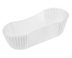 Тарталетки бумажные д/эклера белые 33*83 h-22мм (1000шт/8000)