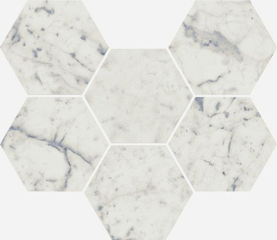 Мозаика Cha.Extra Carrara Mosaico Hexagon