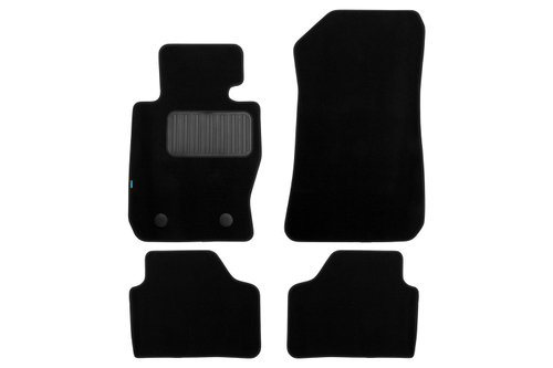 Коврики в салон для BMW X1 E84 АКПП 2009-2012, 2012-2015, внедорожник , 4 шт. (текстиль) арт.KLEVER03051522110KH