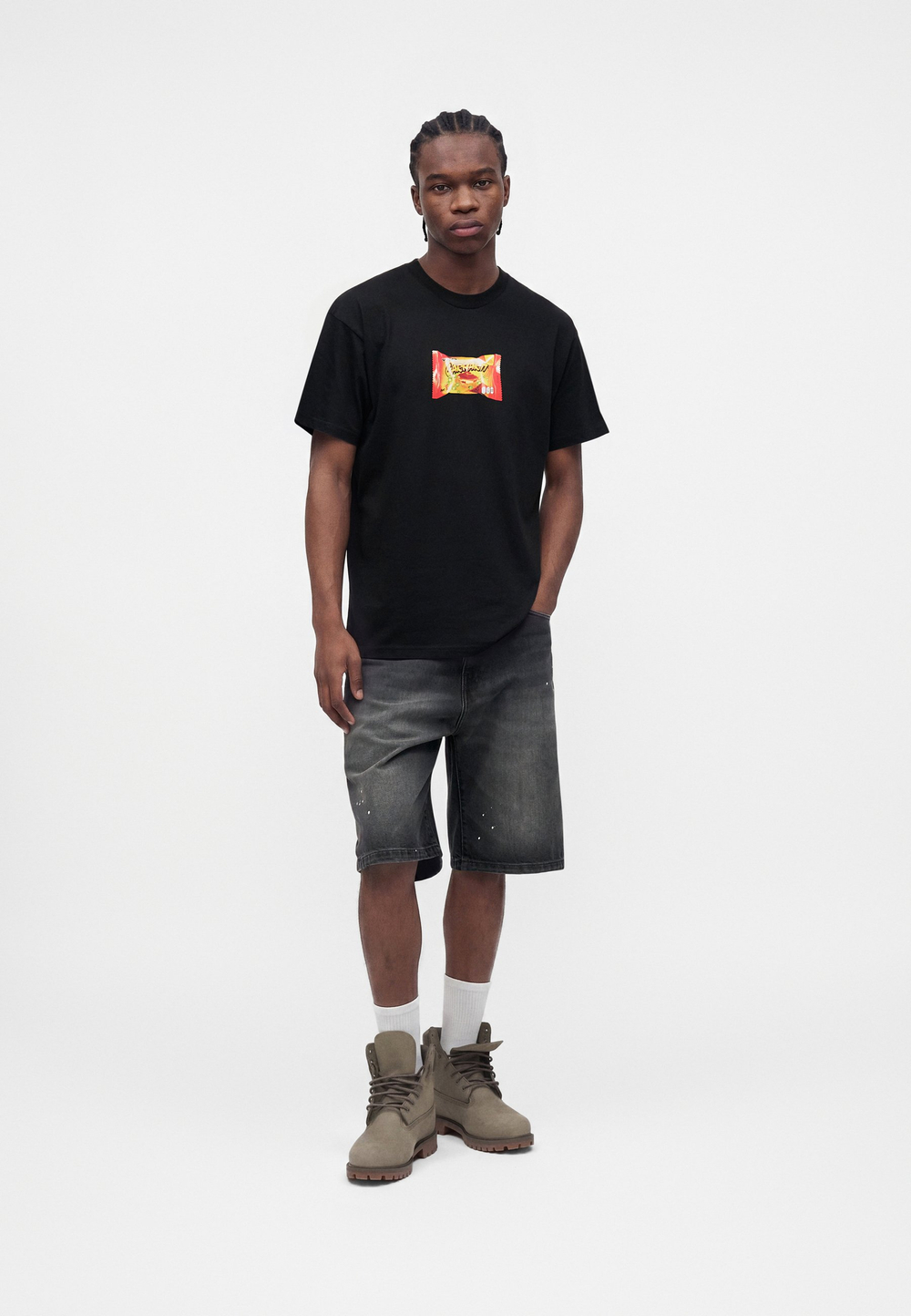 Carhartt WIP LANDON  - Джинсовые шорты - Чёрный