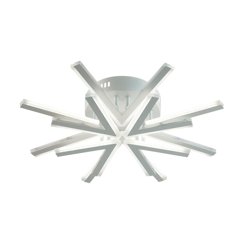 8029/65CL LEDIO LN25 248 белый/белый, металл/акрил Потолочный светильник с ПДУ LED 65W 3000-6000К 220V ALBERTA