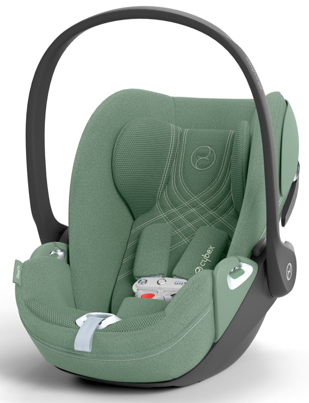 Коляска Cybex Priam IV Matt Black complete Cloud T Leaf Green Plus Base T 3 в 1 Sepia Black