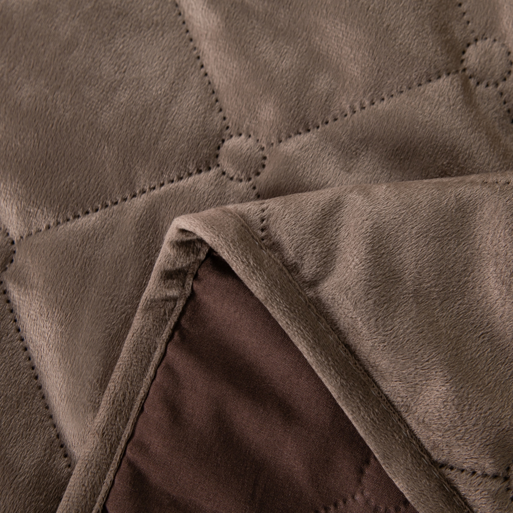 Велюровое покрывало ромб OVF041