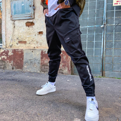 Брюки BLK CROWN Thunder Logo Black