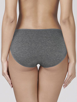 Хлопковые трусики-слипы со средней линией талии (Размер: XXXL) (Цвет: грязно-розовый)