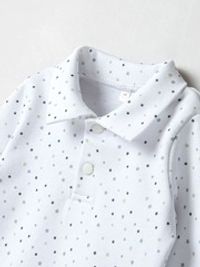 Рубашка с воротником поло "Звездочки" 0+