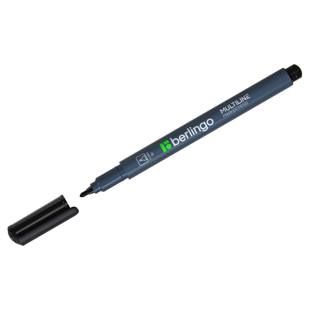 Маркер перманентный 1.0мм, Berlingo, чёрный