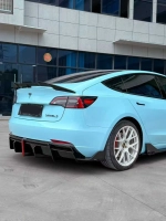 Обвес для Tesla Model 3 2017-2023 Тесла тюнинг губа юбки диффузор спойлер Тесла