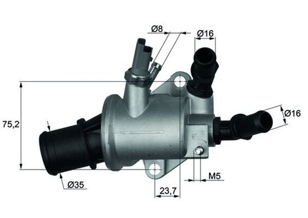 MAHLE - TI14388-MAH - Thermostat, coolant