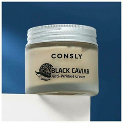 Крем для лица против морщин с экстрактом черной икры Consly Black Caviar Anti-Wrinkle Cream, 70 мл
