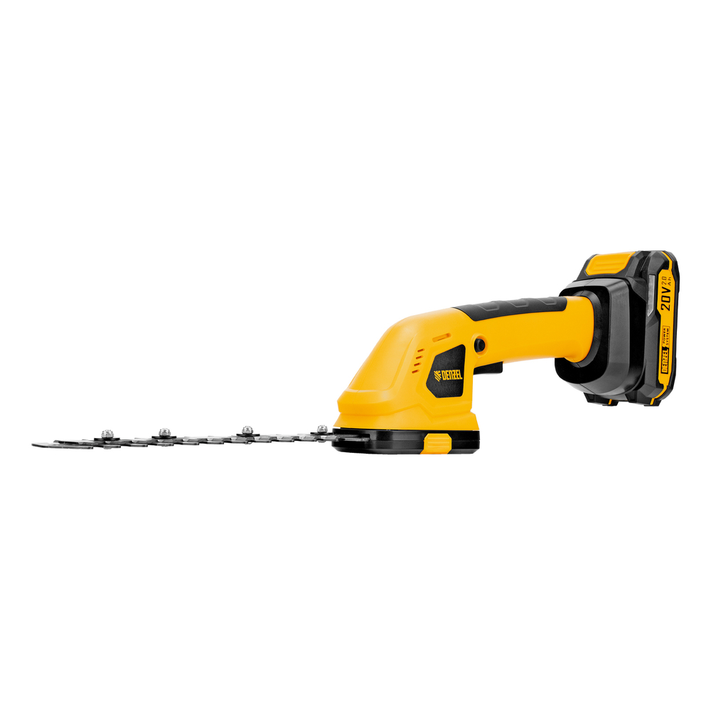 Ножницы-кусторез аккумуляторные GS-20, Li-Ion, 20 В // Denzel