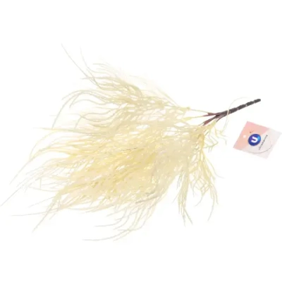 Искусственные цветы «Волшебные травы» 40см цвет белый