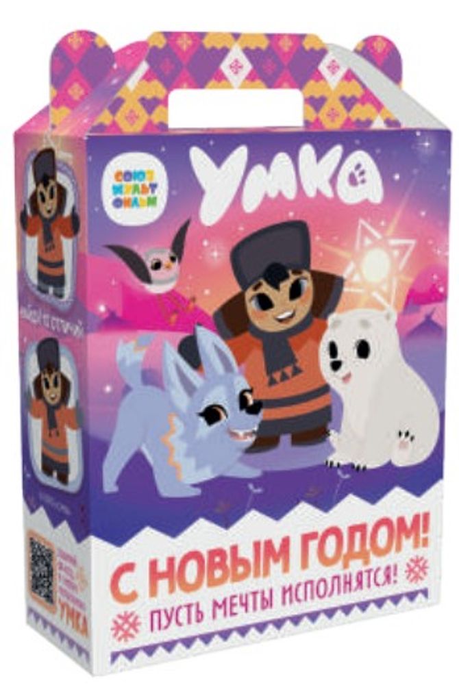 Подарочная коробка для конфет "Умка" 900гр (50/200шт)