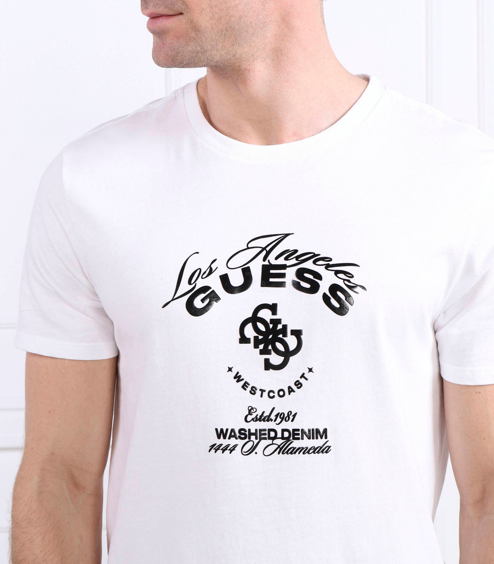 футболка westcoast GUESS - белый(M3RI69 KBDK0)