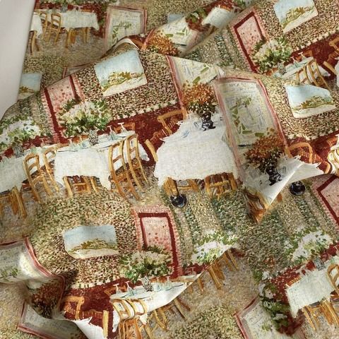 ИМПРЕССИОНИЗМ # 2, 100% хлопок, Handmade Fabrics