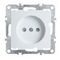 Розетка Feron Stekker Эрна б/з 10A 250V с защитной шторкой белый PST10-9109-01 39316