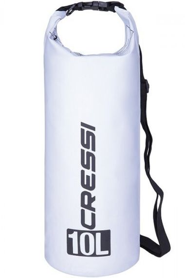 Гермомешок Cressi с лямкой Dry Bag 10 л белый