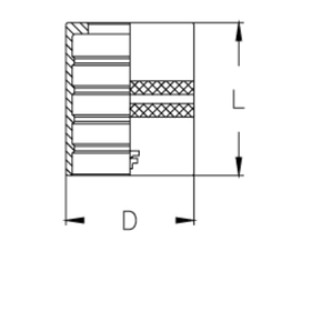 Муфта DN 25 R3 (без зачистки)