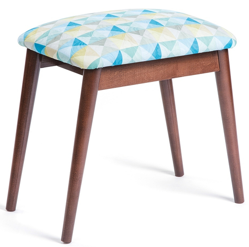 Банкетка М СТ 06 (тон Орех/ткань Arlekino Romb 02)