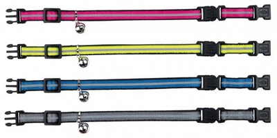 Ошейник для кошки с двойной застёжкой светоотражающий, Trixie