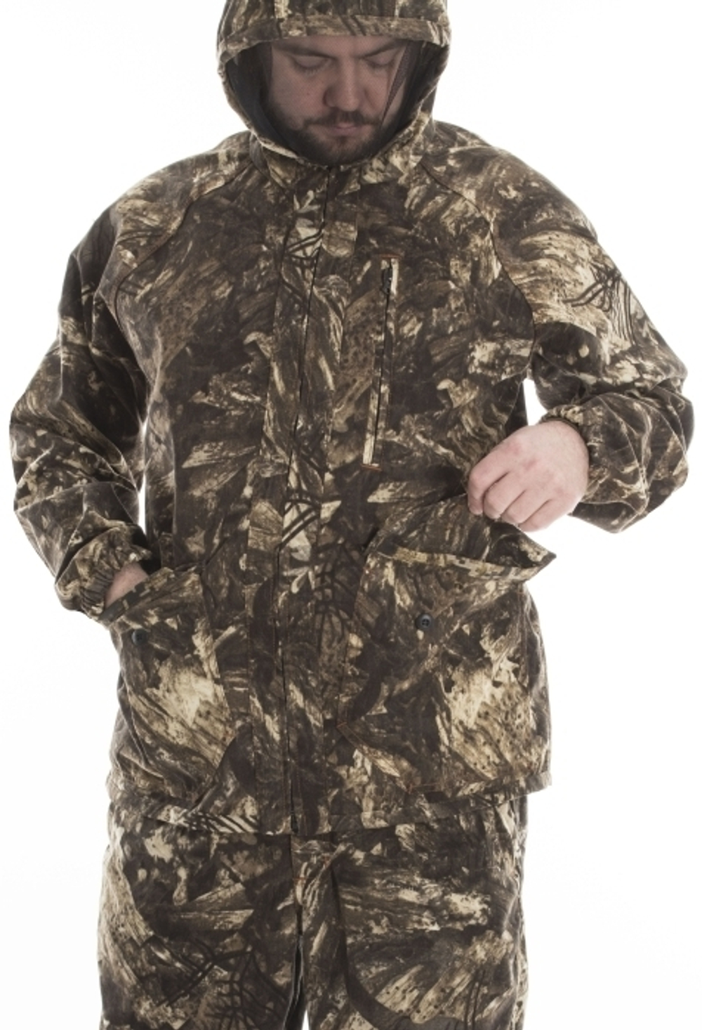 Летний мужской костюм ХСН Кречет +35 (Смесова) Тёмный лес