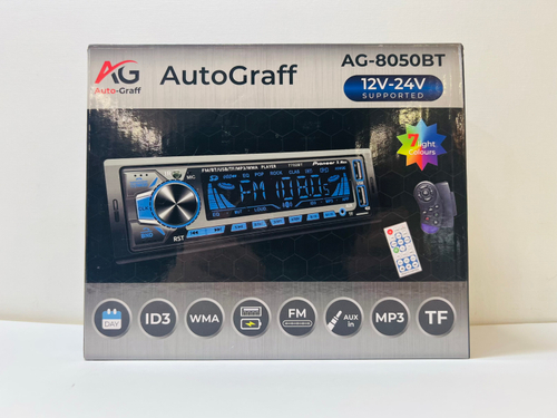 AG-8050BT, Второй уровень, магнитола 12-24V / Автомагнитола (1 DIN)