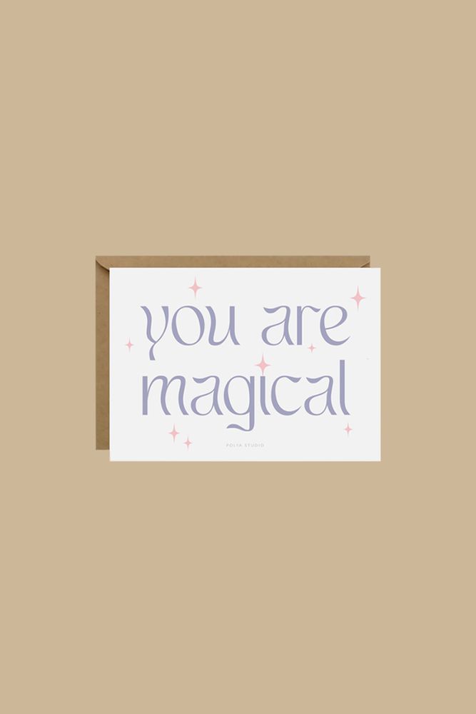 Открытка MAGICAL / Polya Studio