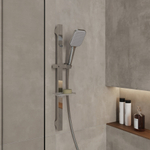 Лейка для душа Milardo ILS1FCSM18 "Ideal Spa" квадрат, 1 режим, ХРОМ, коробка