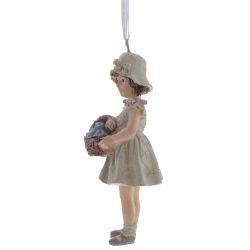 GAEM Изделие декоративное подвесное "Девочка/Мальчик", L5 W4 H11 см, 4в.