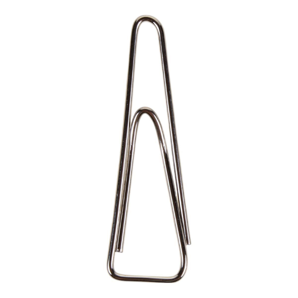 Скрепки треугольные 31мм 100 шт в картонной коробке