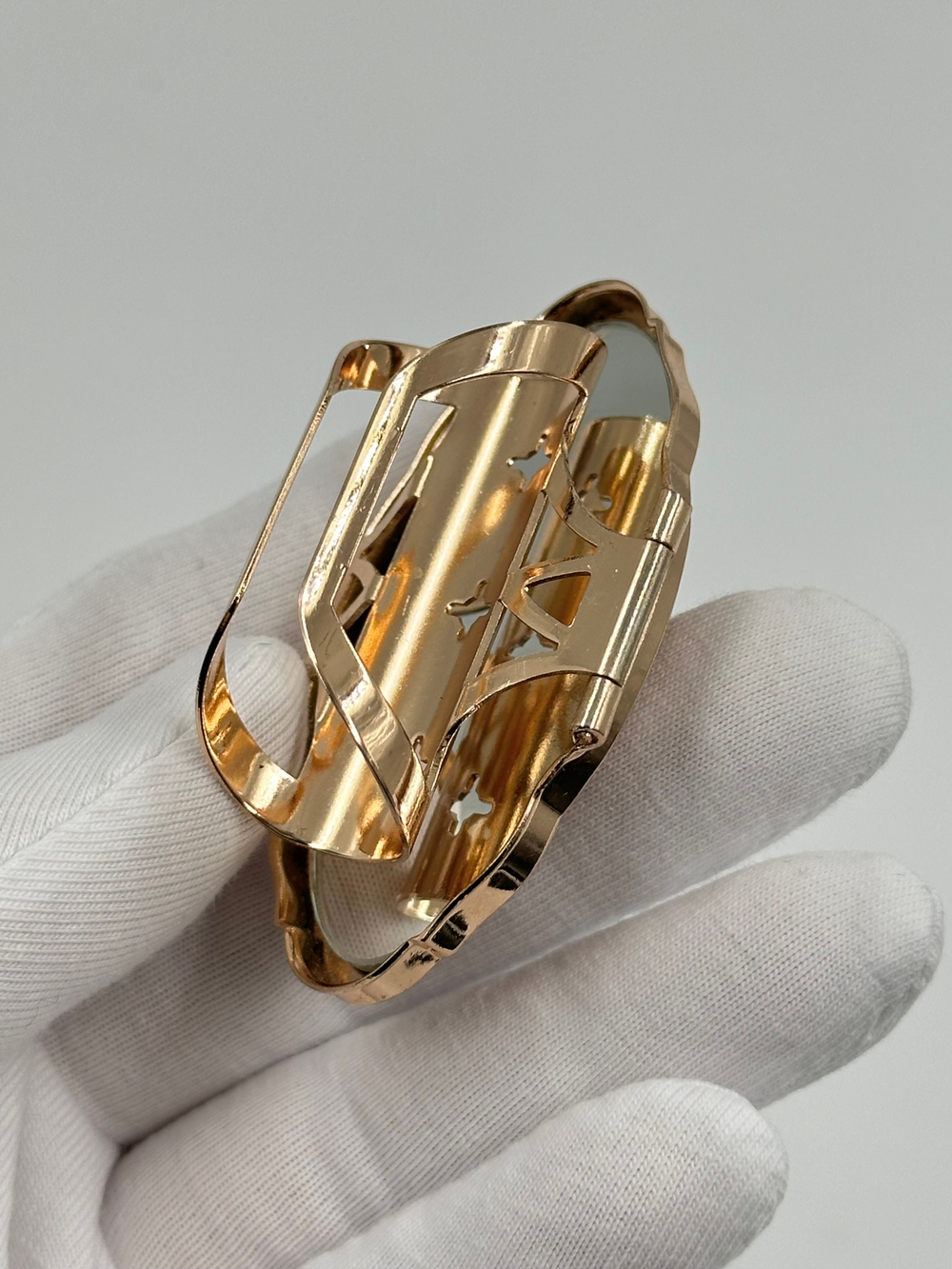 Футляр для помады с текстильной вставкой