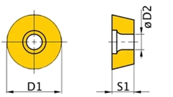 Поворотные режущие пластины Optimum ISO 11IR A60
