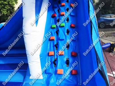 Коммерческий надувной батут "Стройка" 8*7*5 м