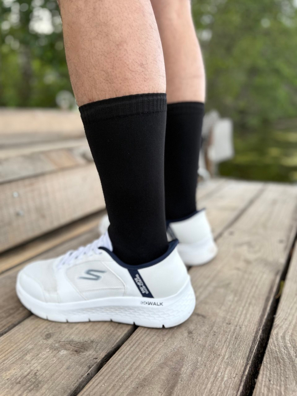 Водонепроницаемые носки KaiRox Ultra Thin Crew L (43-46), черный