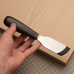 Нож косой с закругленным лезвием для шерфовки и раскроя