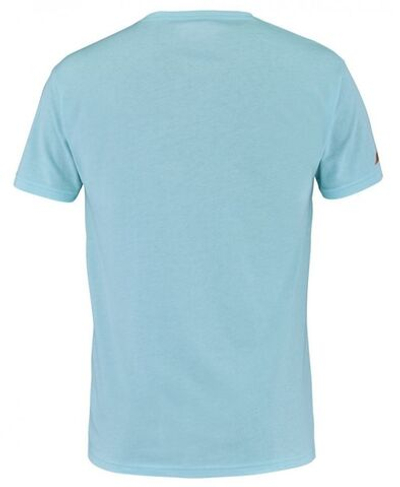 Футболка для мальчика теннисная Babolat Exercise Cotton Tee Boy - angel blue heather