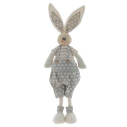GAEM Игрушка набивная "Заяц/Зайка", L11 W10 H43 см, 2в.
