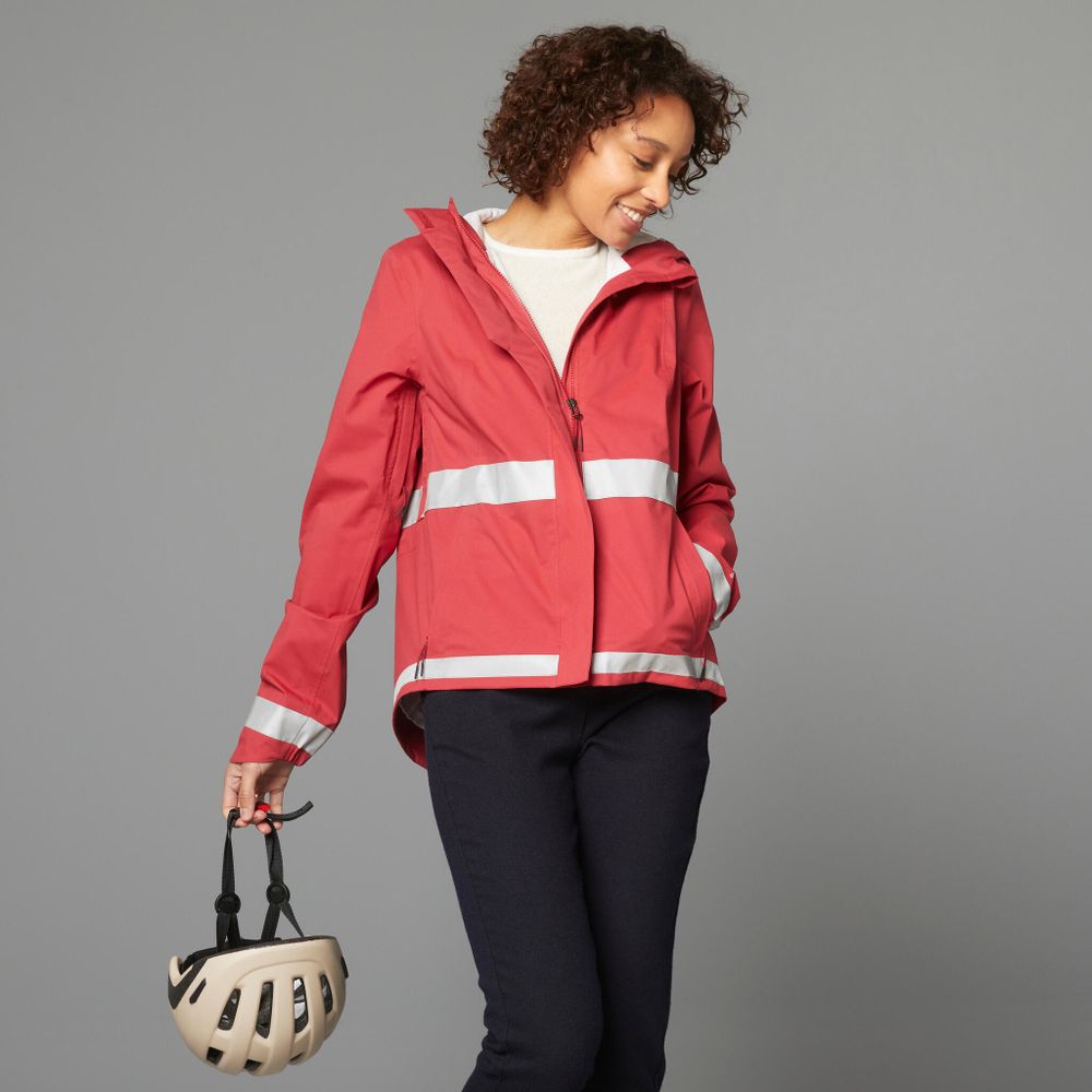 Женская светоотражающая куртка Btwin 540 для городских велосипедов