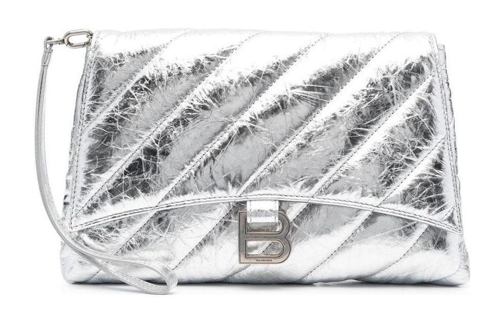 Balenciaga Crush Clutch Pelle Crush