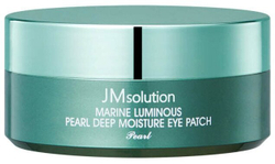 JMsolution Гидрогелевые патчи с протеинами жемчуга и морской водой MARINE LUMINOUS PEARL DEEP MOISTURE EYE PATCH Pearl