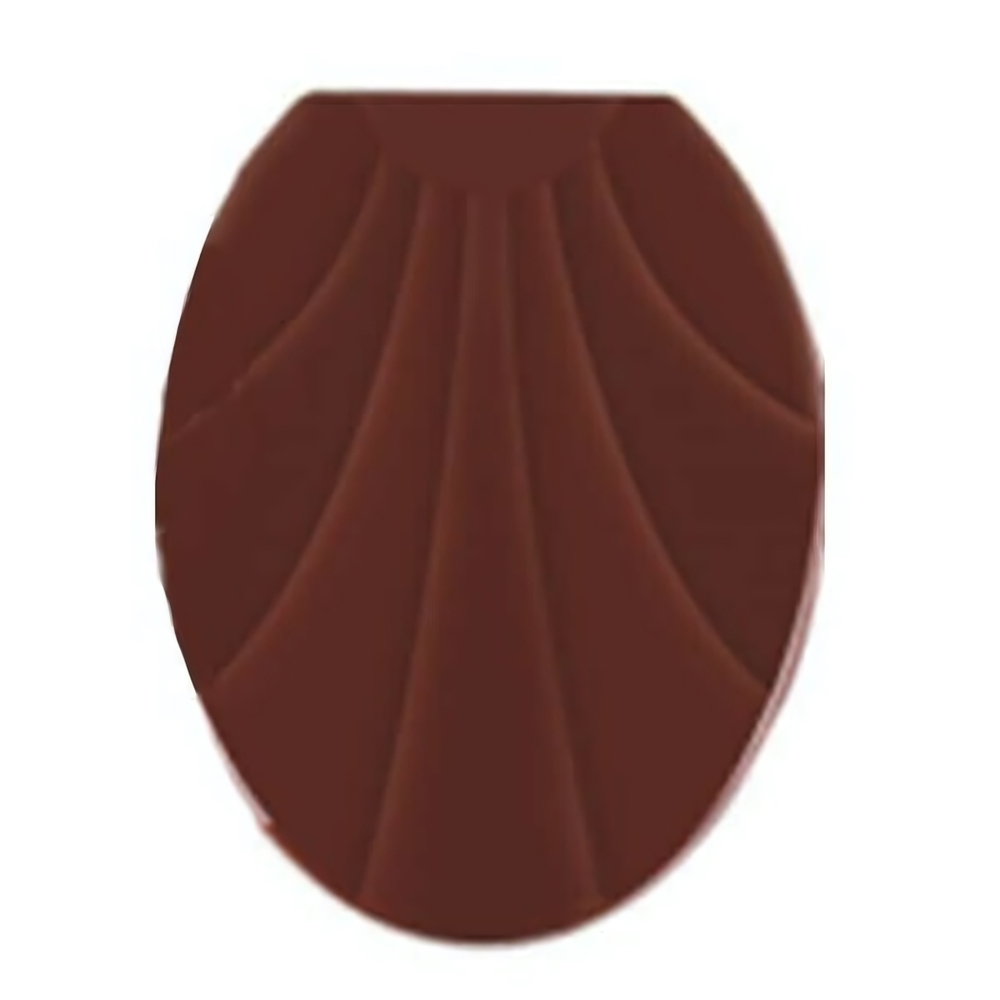 Крышка унитаза "РАКУШКА", коричневый, РП-812